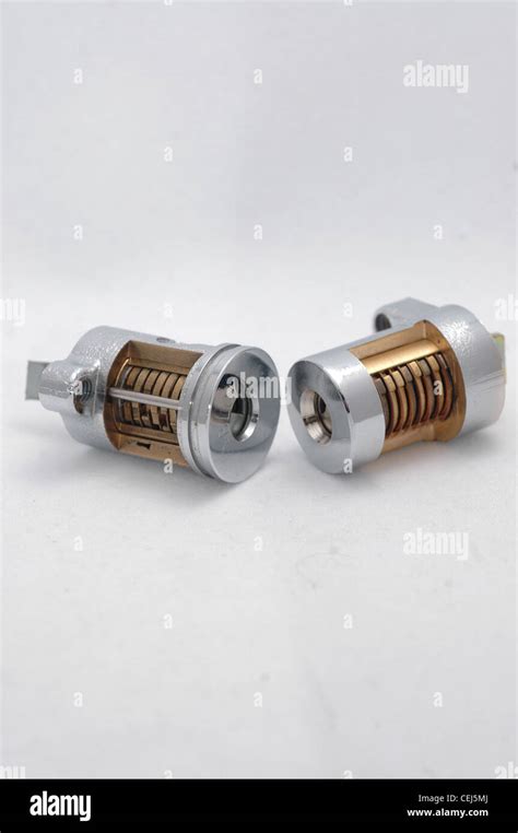 Abloy Classic And High Profile Cutaway Cylinder Locks Stock Photo Alamy