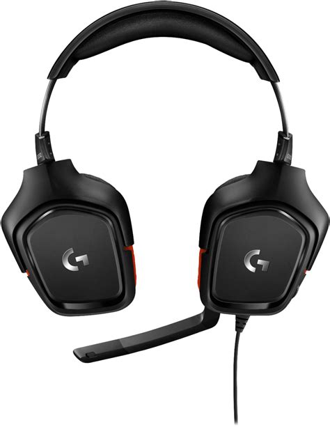 Logitech G332 Wired Stereo Over The Ear Gaming Headset For Pc Blackred 981 000755 Best Buy