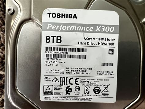 Toshiba X Tb Performance Gaming Inch Internal Hard Drive