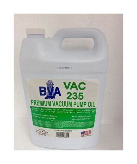 BVA VAC 235 VACUUM PUMP OIL 1 GALLON Commercial Industrial