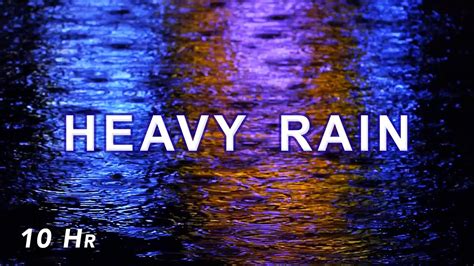 Heavy Rain Sounds Goodbye Insomnia Fall Asleep Quickly Under The