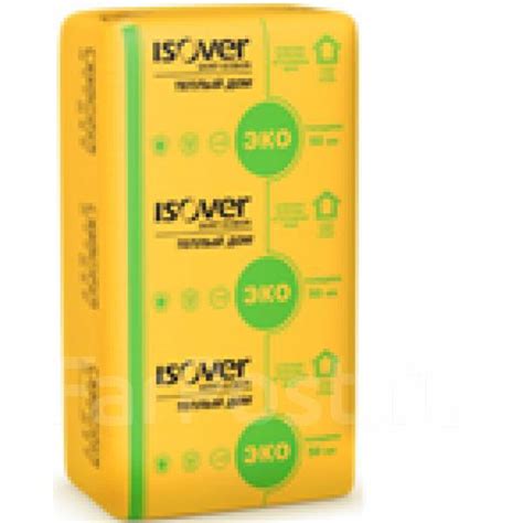 Минеральная вата Isover Теплый ДОМ Плиты (НГ) 50 х 610 х 1170 (1/14 ...