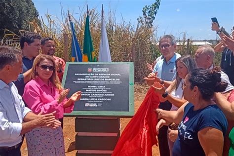 Romeu Zema Inaugura Asfaltamento De Estrada Da Zona Rural E Anuncia