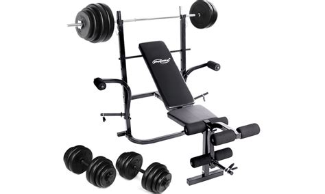 Weight Bench Set | Groupon