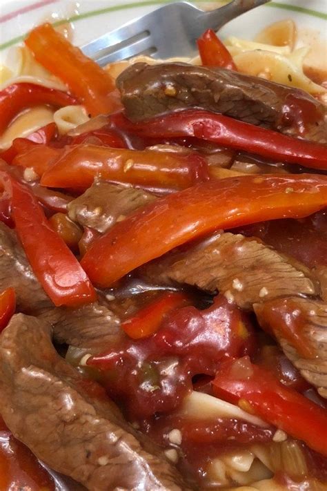 Crazy Easy Crock Pot Pepper Steak Recipe Munchkin Time Artofit