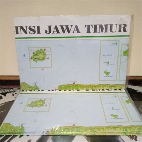 Jual Peta Lipat Peta Provinsi Jawa Timur Shopee Indonesia