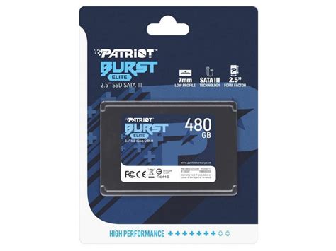 SSD Patriot Burst Elite 480GB SATA 6 0Gb S 2 5 PBE480GS25SSDR