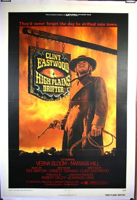 HIGH PLAINS DRIFTER, Original Clint Eastwood Western Poster - Original Vintage Movie Posters