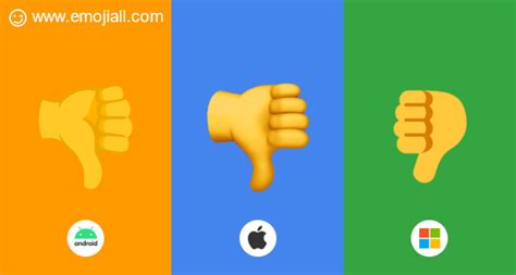 “👎︎”意思: 拇指向下Emoji表情符号 | EmojiAll