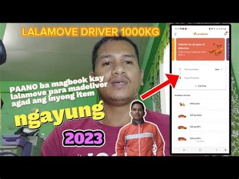 Lalamove Driver 1000kg Paano Ba Magbook Sa Lalamove Ngayung 2023