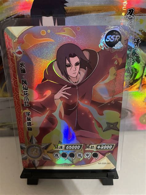 Mavin Itachi Uchiha SSR Holo Foil Kayou Official Naruto Card TCG NR