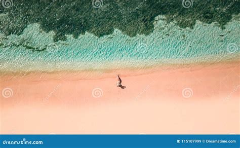 Pink Beach Lombok stock image. Image of pink, indonesia - 115107999