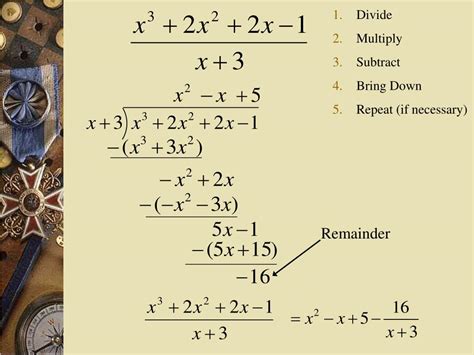 Ppt Dividing Polynomials Powerpoint Presentation Free Download Id 1819735