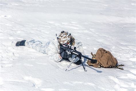 Army Soldier With Sniper Rifle Photograph By Oleg Zabielin Fine Art America