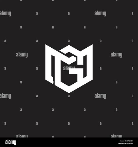 Letter Gm Linked Overlapping Logo Vector Stock Vector Image Art Alamy