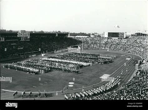 Feb. 02, 1964 - Opening Ceremony Tokyo Olympic games 1964 at National Stadium Stock Photo - Alamy