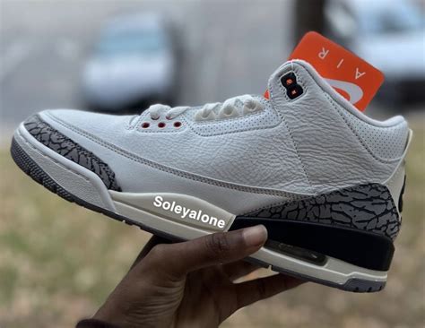 Official Photos Of The Air Jordan 3 White Cement Reimagined” The Elite