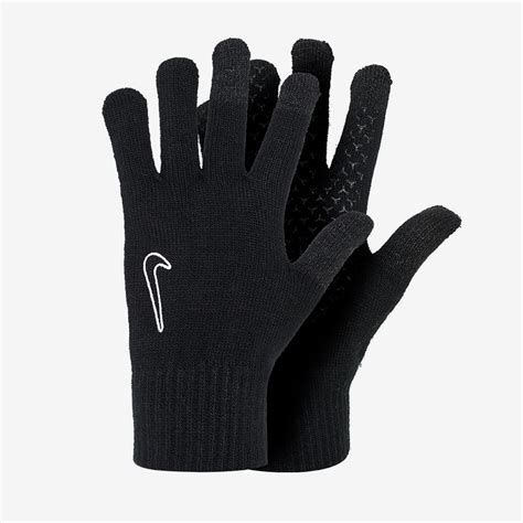 Nike Knitted Tech And Grip Gloves 20 Blackblackwhite Gloves