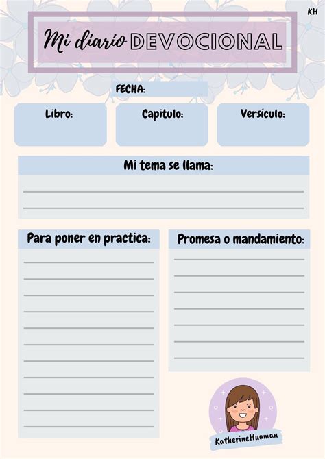 Mi Diario Devocional Bible Study Plans Bible Study Printables