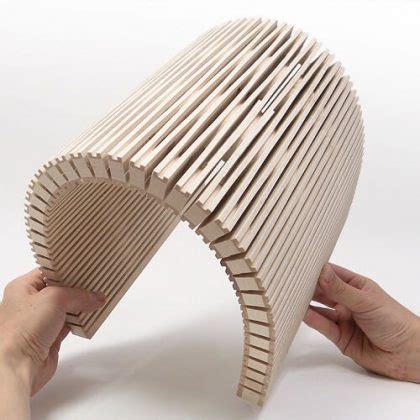 flexible wood parametric house