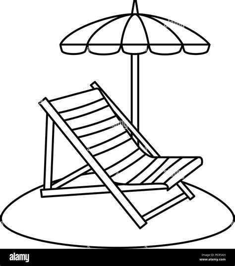 How To Draw A Beach Chair And Umbrella Step By Step This Is My New