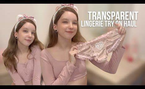 4K TRANSPARENT LINGERIE TRY ON HAUL Videos Try On Haul Girls