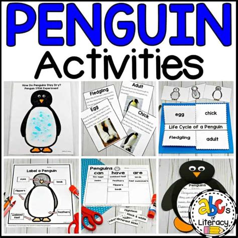 Penguin Tracing Worksheets For Preschool Pre Writing Activity