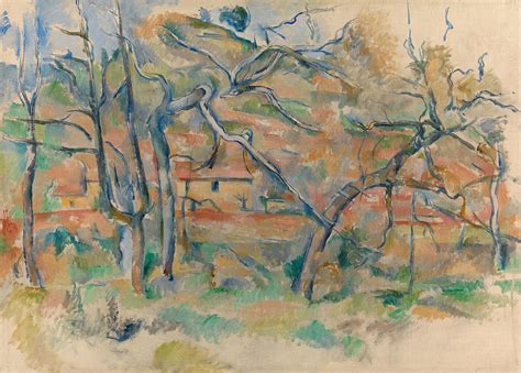 Cezanne Trees And Houses Painting By Granger Fine Art America