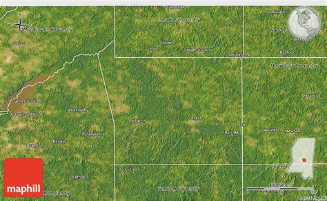 Satellite 3d Map Of Scott County