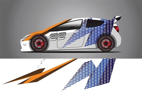 Premium Vector Car Decal Wrap Design Vector