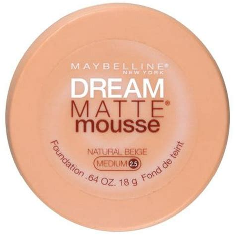 Maybelline Dream Matte Mousse Foundation Natural Beige 25 064 Oz