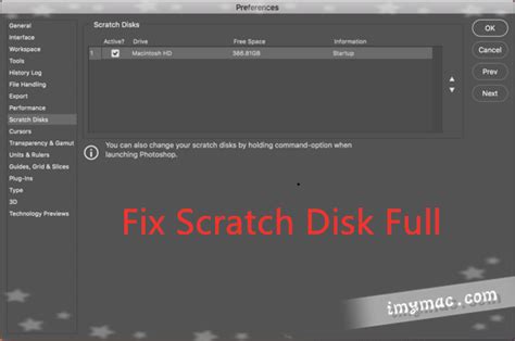 Photoshop scratch disk full mac will not open - missionper