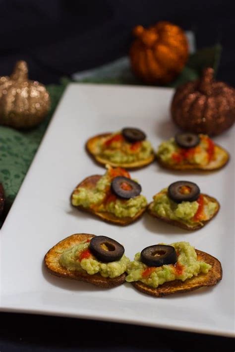 Spooky Roasted Potato Eyeballs