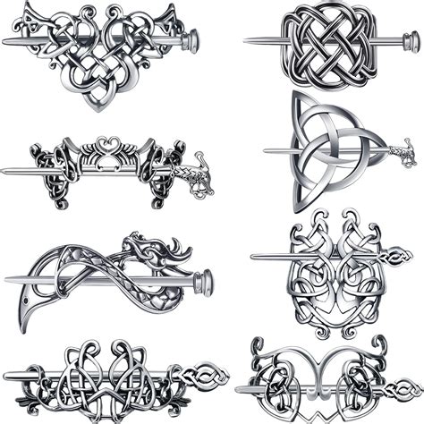 Amazon Willbond Pieces Retro Silver Celtic Hair Slide Hairpins