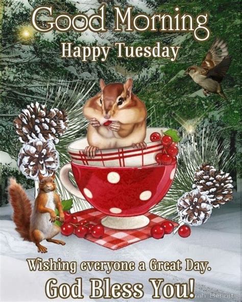 Pin By Lori Ann Hopkins On Good Morning Christmas Tuesday Happy