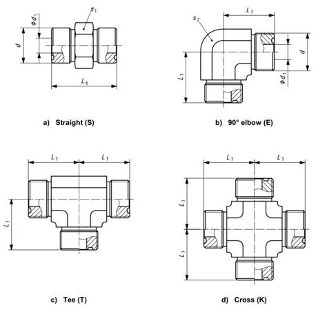 Pin By Ray On Jic Jis Bsp Din Iso Sae Hydraulic Fittings Drawing Size