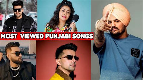 Top 100 Most Viewed Punjabi Songs On Youtube Of All Time Youtube