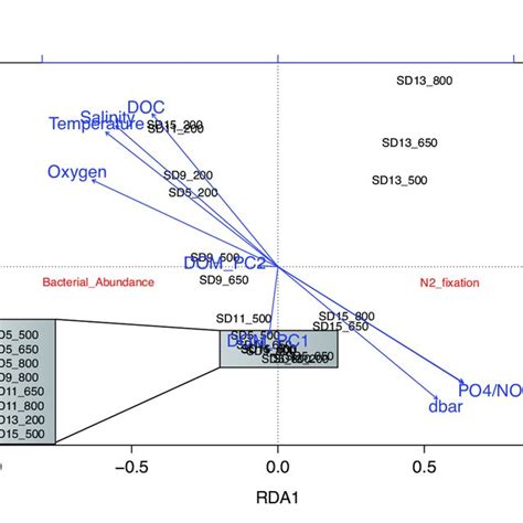 Redundancy Analysis Rda Ordination Biplot Showing The Relationship Download Scientific