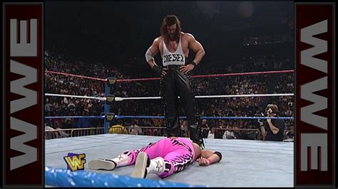 Bret Hart Vs Diesel Wwe Championship Match Survivor Series 1995 Wwe