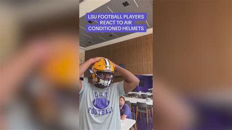 Lsu Football Gets Air Conditioned Helmets