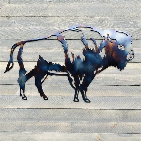 Metal Buffalo Wall Art Etsy In 2024 Buffalo Wall Art Buffalo Art