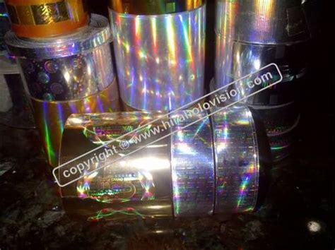HHV Hot Stamping Hologram Packaging Type Standard Size Custom Made At Rs 500 Roll In Bengaluru