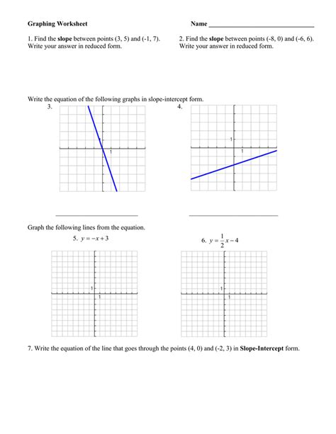 Find The Slope Of Each Line Worksheet Answers Printable Word Searches