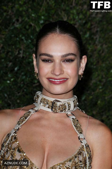 Lily James Sexy Seen Showing Off Her Hot Figure At The Pam And Tommy Finale Screening In LA AZNude