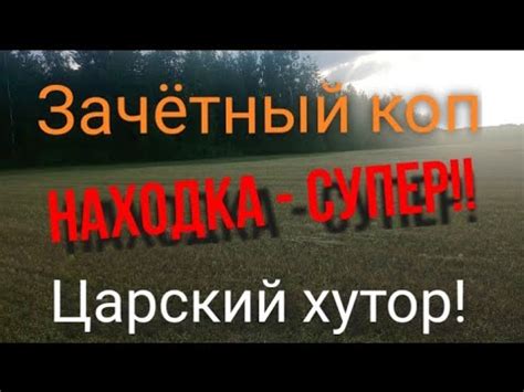 •Поиск с металлоискателем X-TERRA 705• Поиск монет и кладов на царских ...