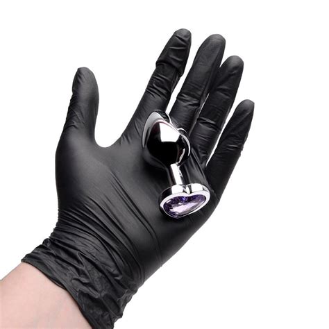 Plug Anal Metal Coração Pedra M Sensual Love Gall