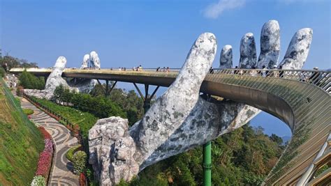 Golden Bridge Ba Na Hills Luxury Group From Hoi An Da Nang Travel