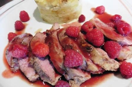 Magret De Canard Aux Framboises Association Miam