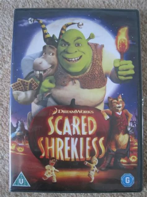 Scared Shrekless Dreamworks Shrek Dvd U Halloween New But Slight