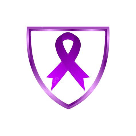 Purple Ribbon Illustration Suitable For Cancer Day World Cancer Day